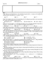 Giáo án Kiểm tra 15 lần 4 lớp 12